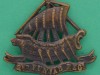 Cap badge, 2nd Punjab Regiment, 1922-1947 Bronze badge in the form of an oared galley with rigged sail, with scroll below, bearing the unit title, '2nd Punjab Regt'.t-40-x-33mm-1